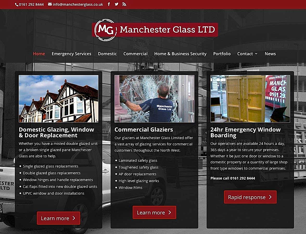 New Manchester Glass Website